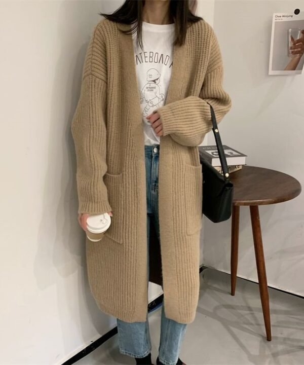 Longline Knitted Cardigan