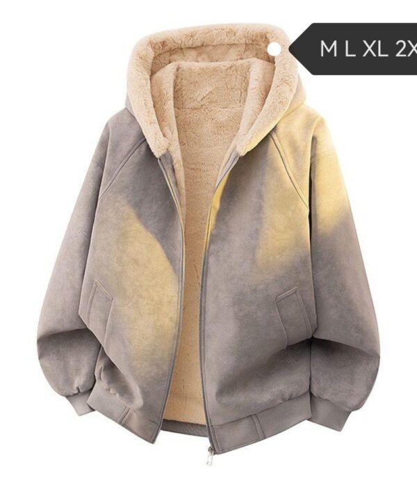 Hooded winter jacket