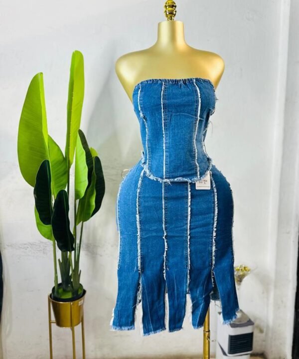 Jean two Piece Suit
