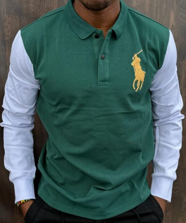 Long‑Sleeve Polo Shirt